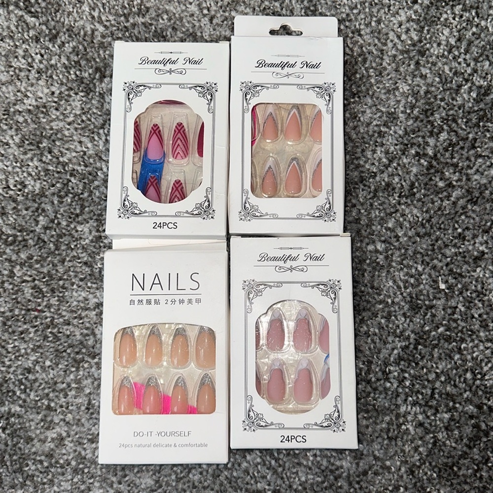 Four nail sets!